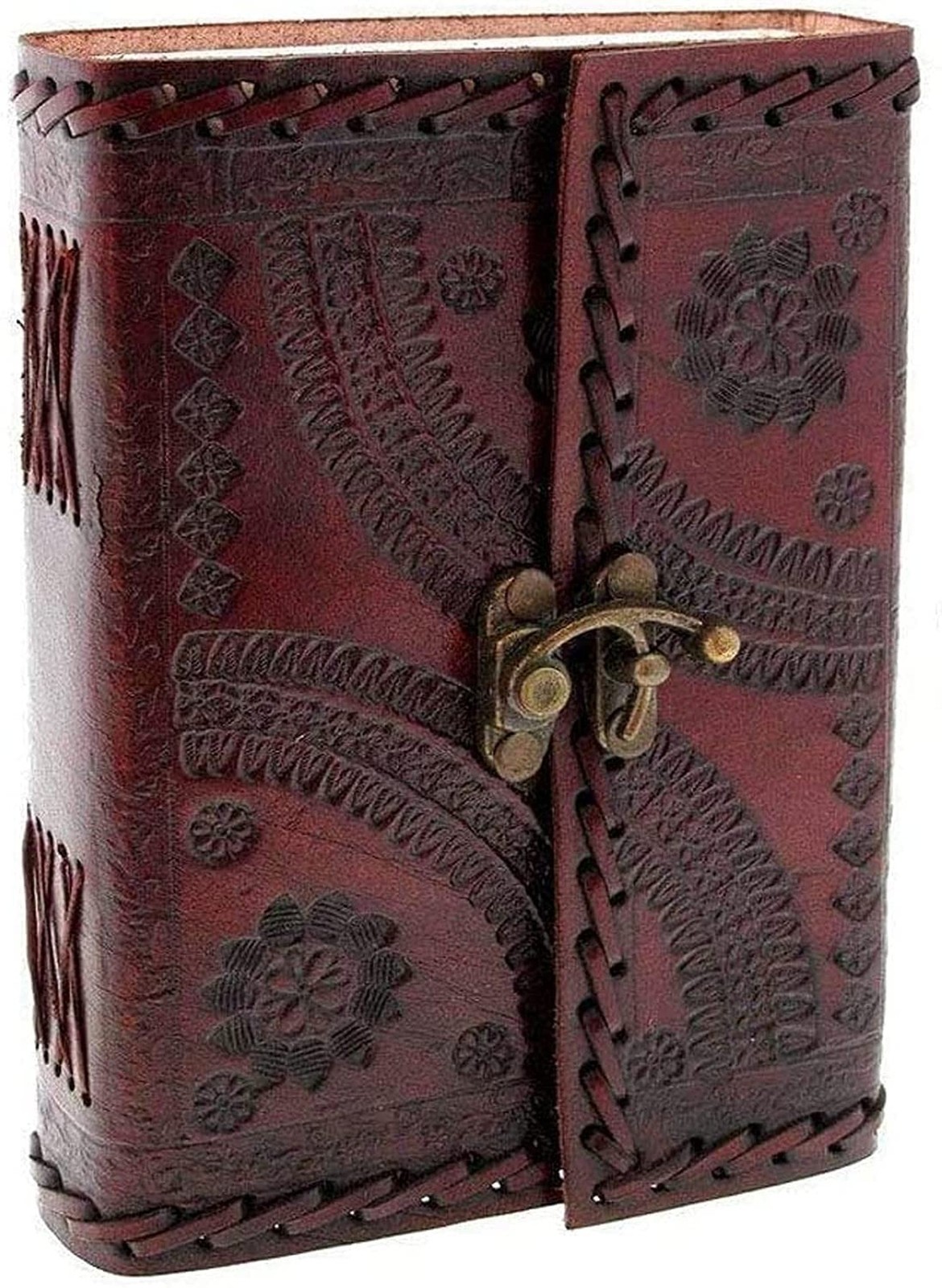 MONTEXOO Leather Bound Journal Notebook - Genuine Embossed Journals for Writi...