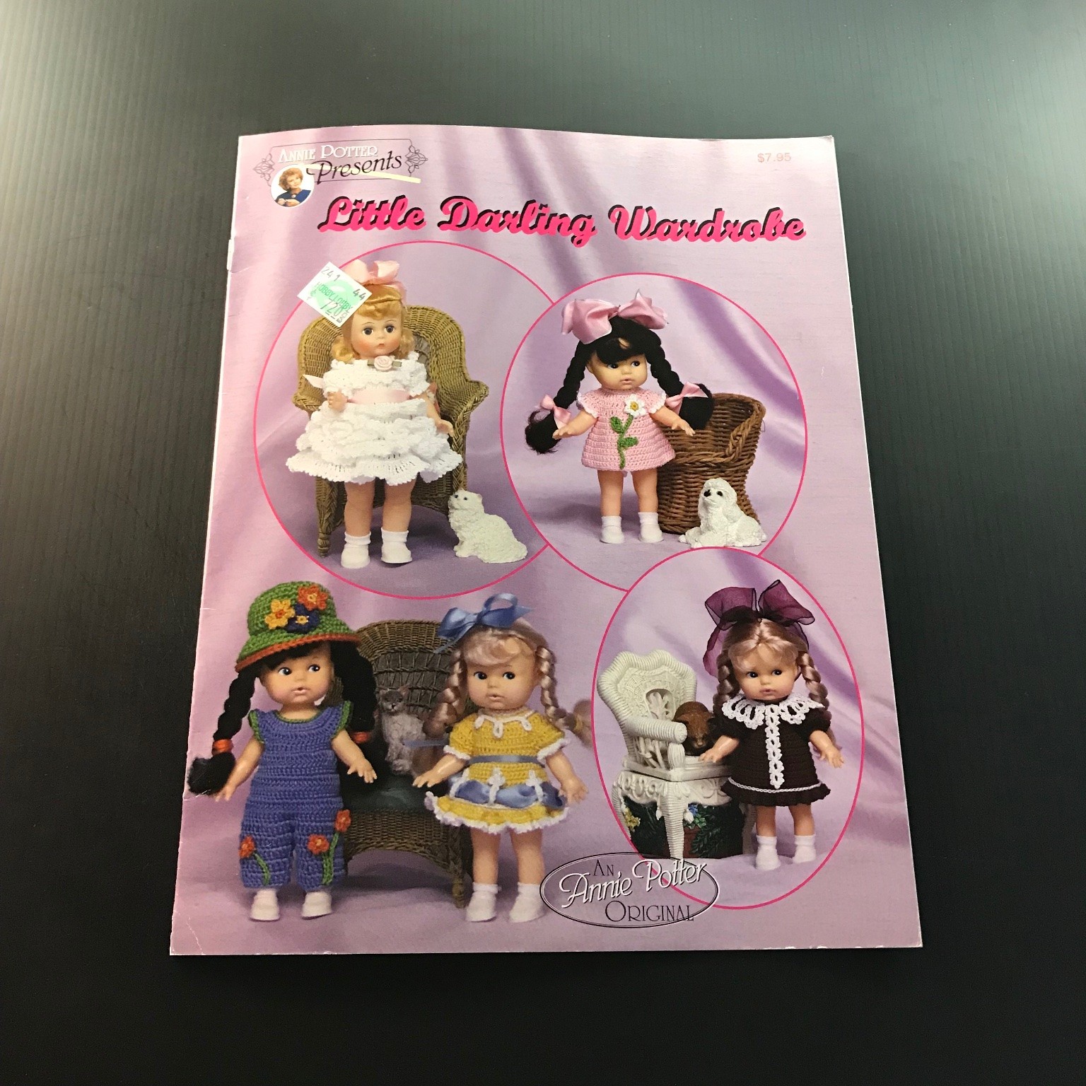 Little Darling Wardrobe Annie Potter 2003 Crochet Patterns Doll Clothes Outfits