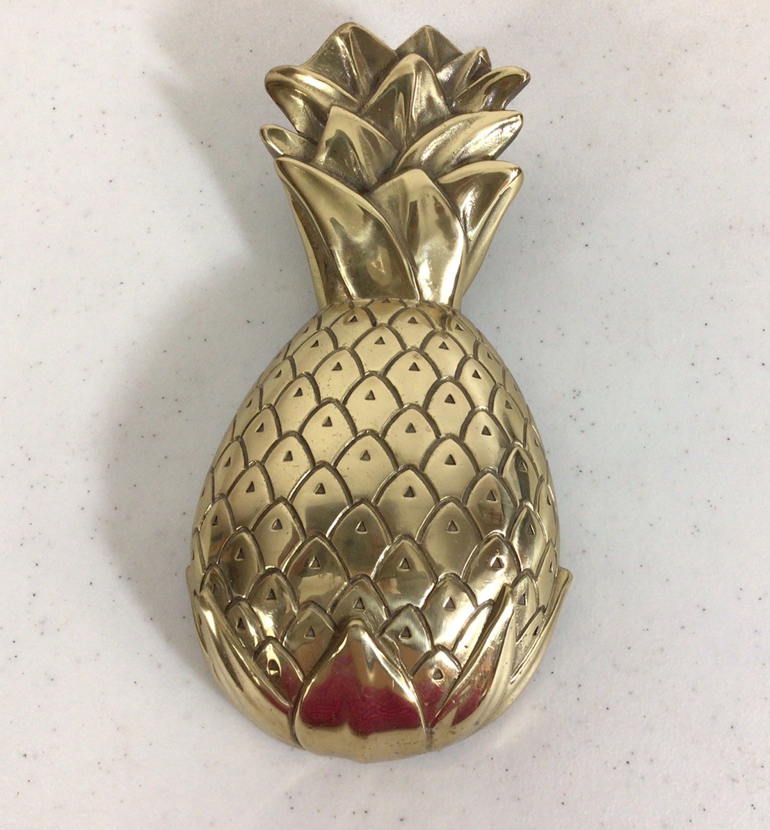 Douglas Paquette Rhode Island Signed Brass Pineapple Door Knocker