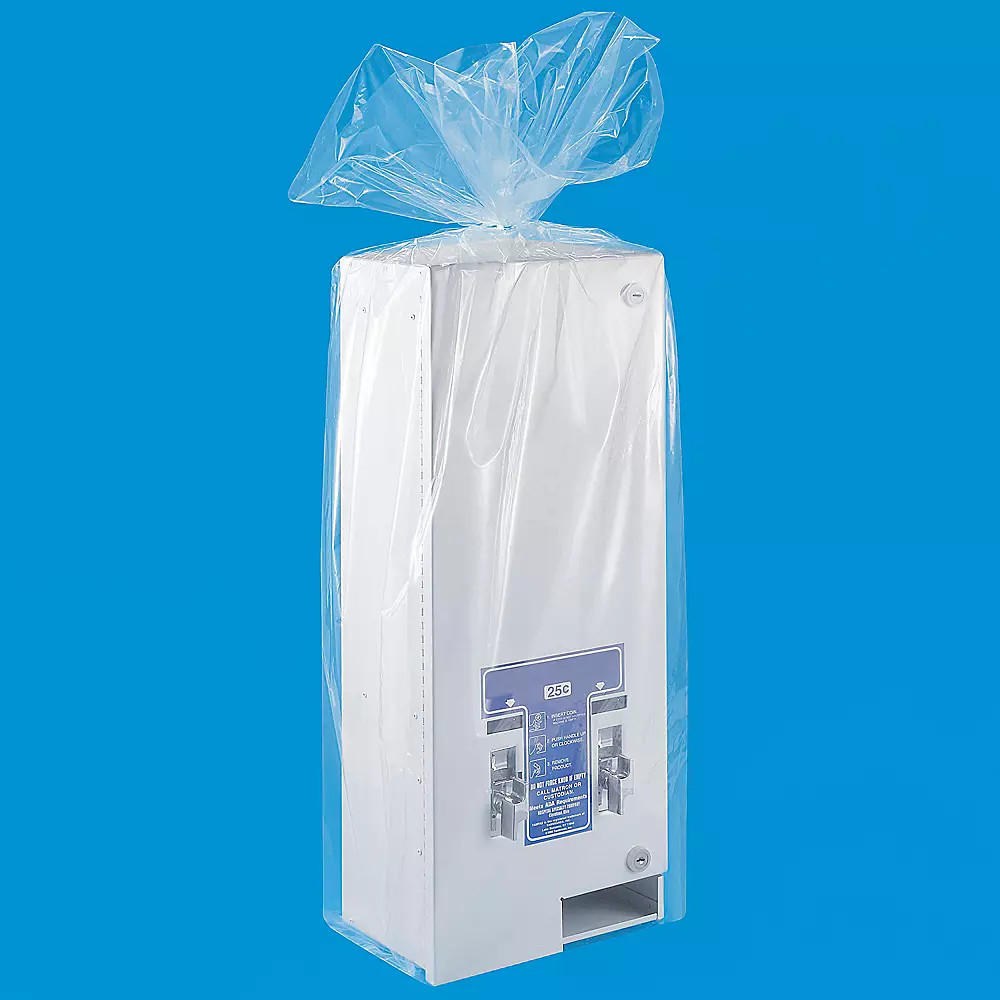 Pack of 250 18 x 12 x 45" 2 Mil Gusseted Poly Bags