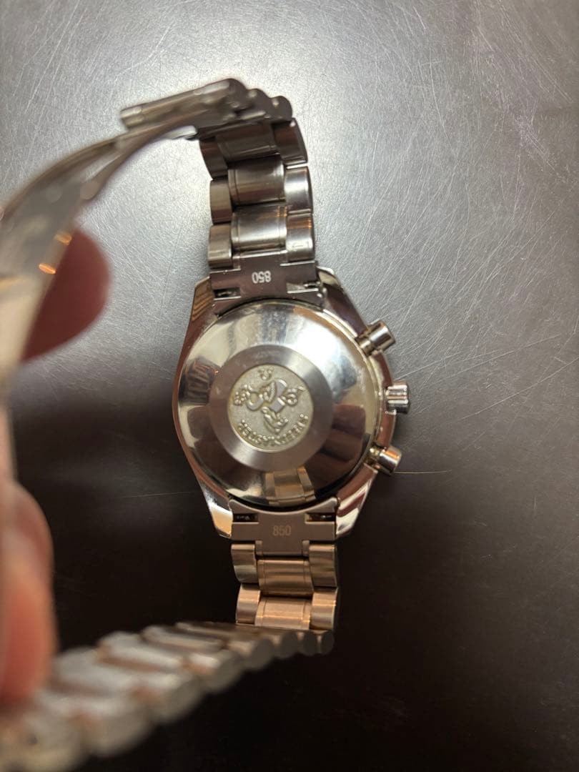 Omega Speedmaster Day-Date Triple Calendar Chronograph Auto SS Blue Dial Mens