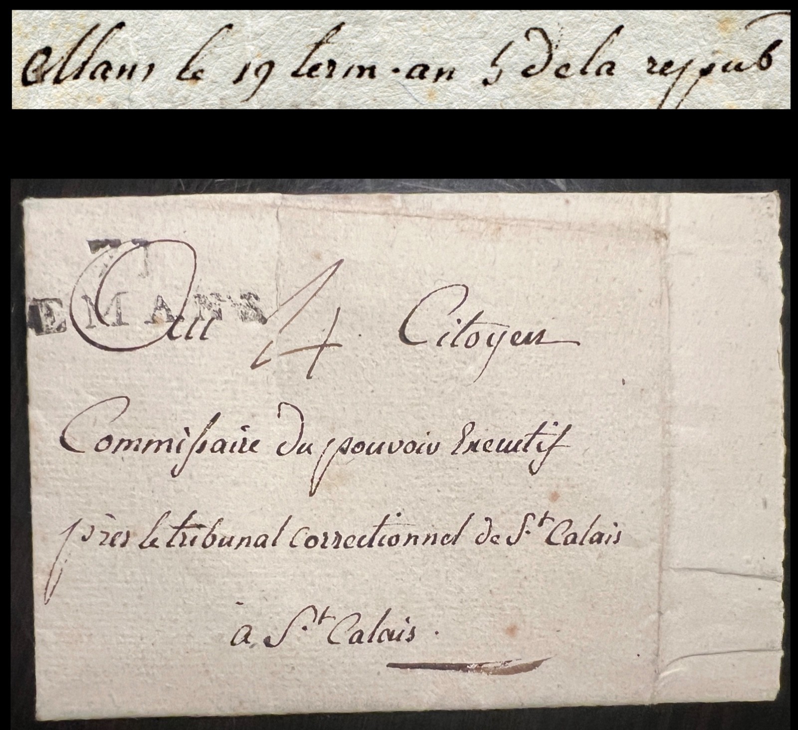 French Revolution 1797 Official Judicial Manuscript Document – Directory Period