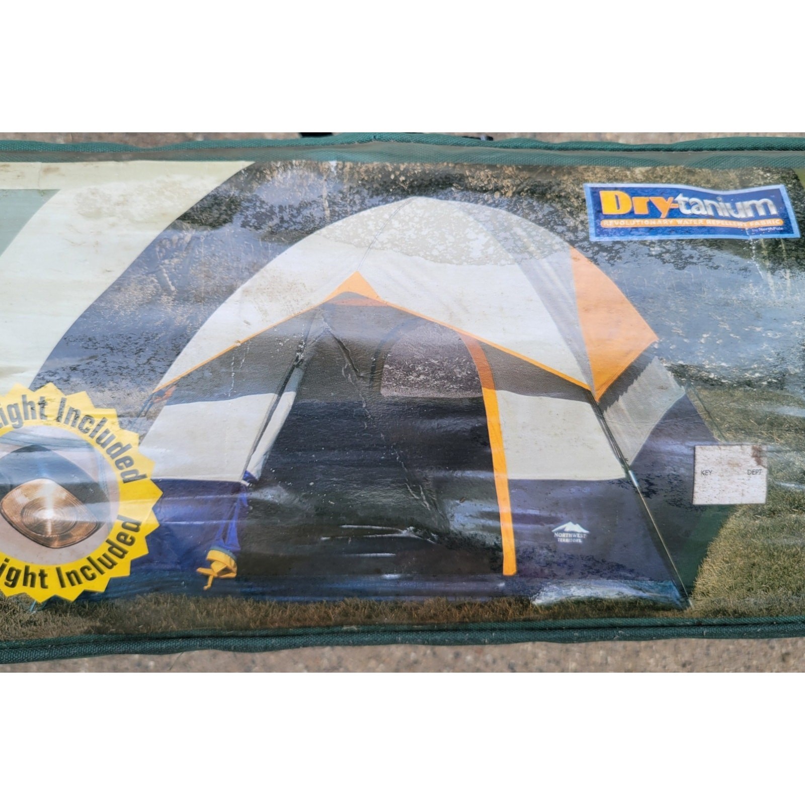 2-3 Person Backpacking Tent W/ Light Lightweight Camping Norwest Territory 7x7