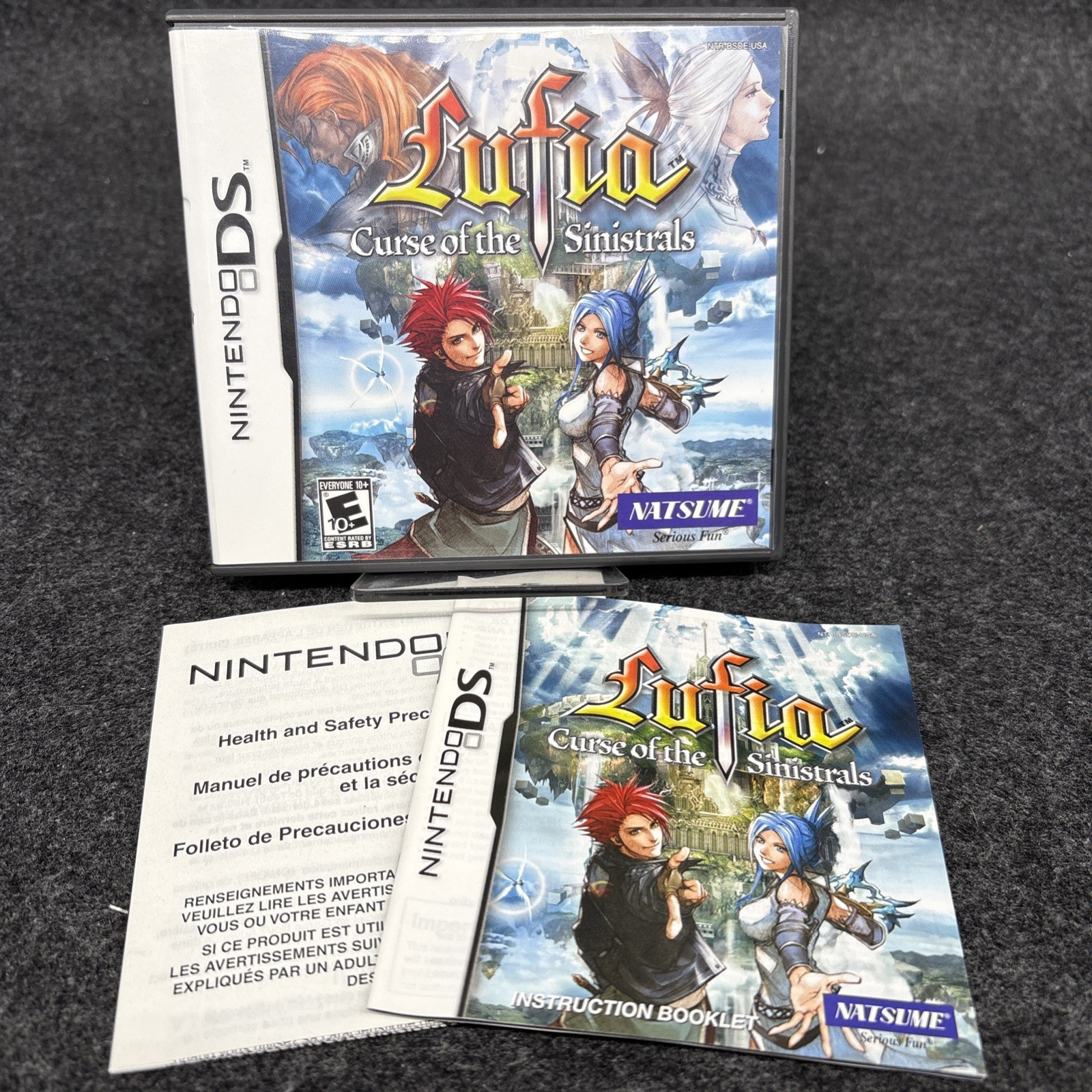 Lufia: Curse of the Sinstrals (DS) - Authentic Case & Manual Only Great Cond.