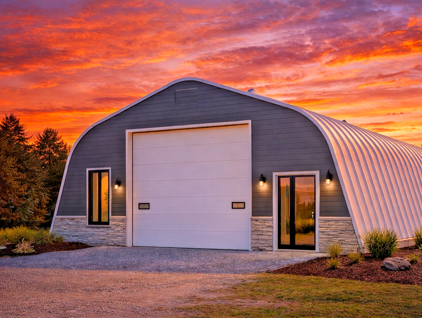 30x36x16 Steel DuroSPAN Building Off Grid Home Shop Open Ends Factory DiRECT