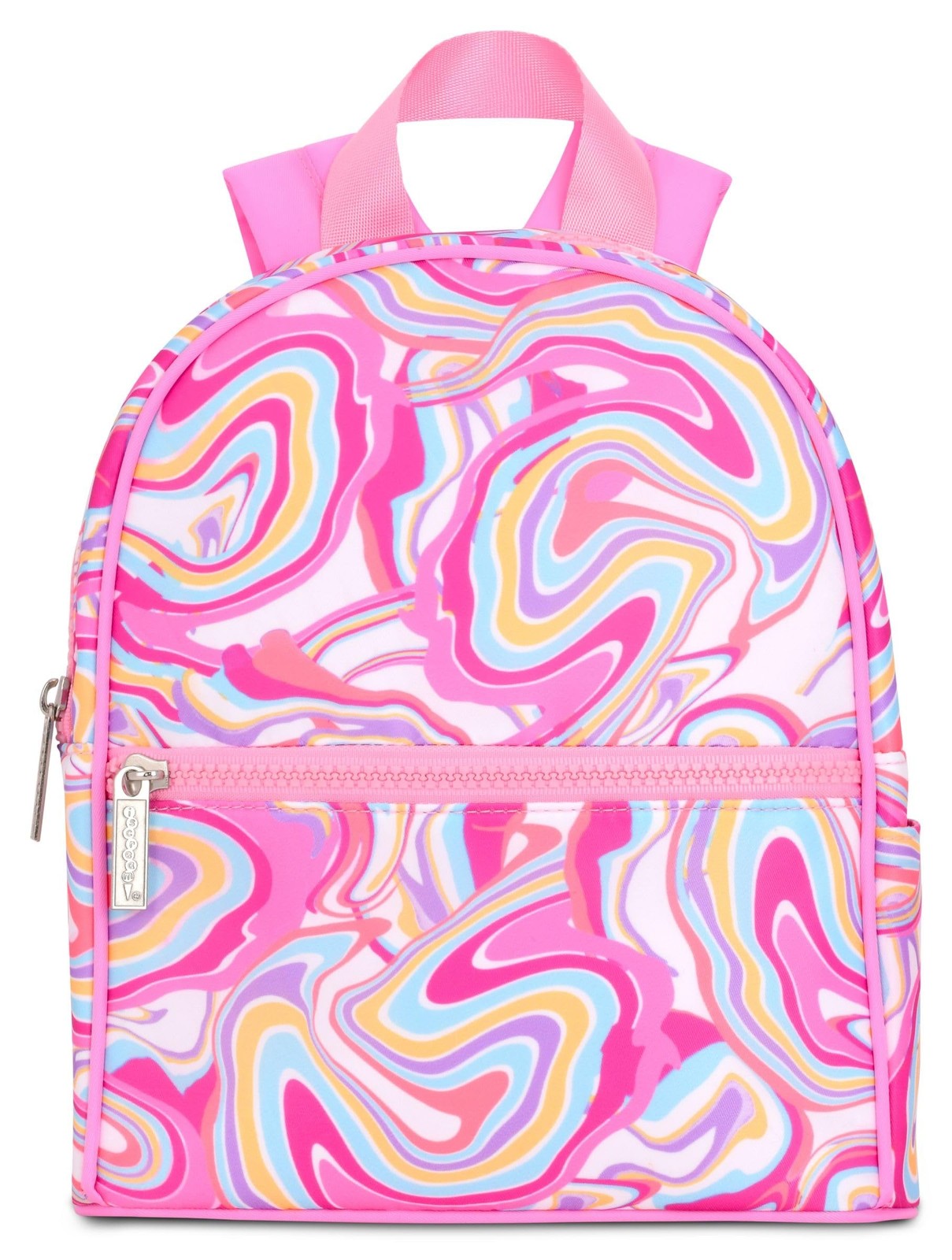 iscream Mini Classic Style 10" x 8" Backpack for Fun and Travel - Groovy Swirl