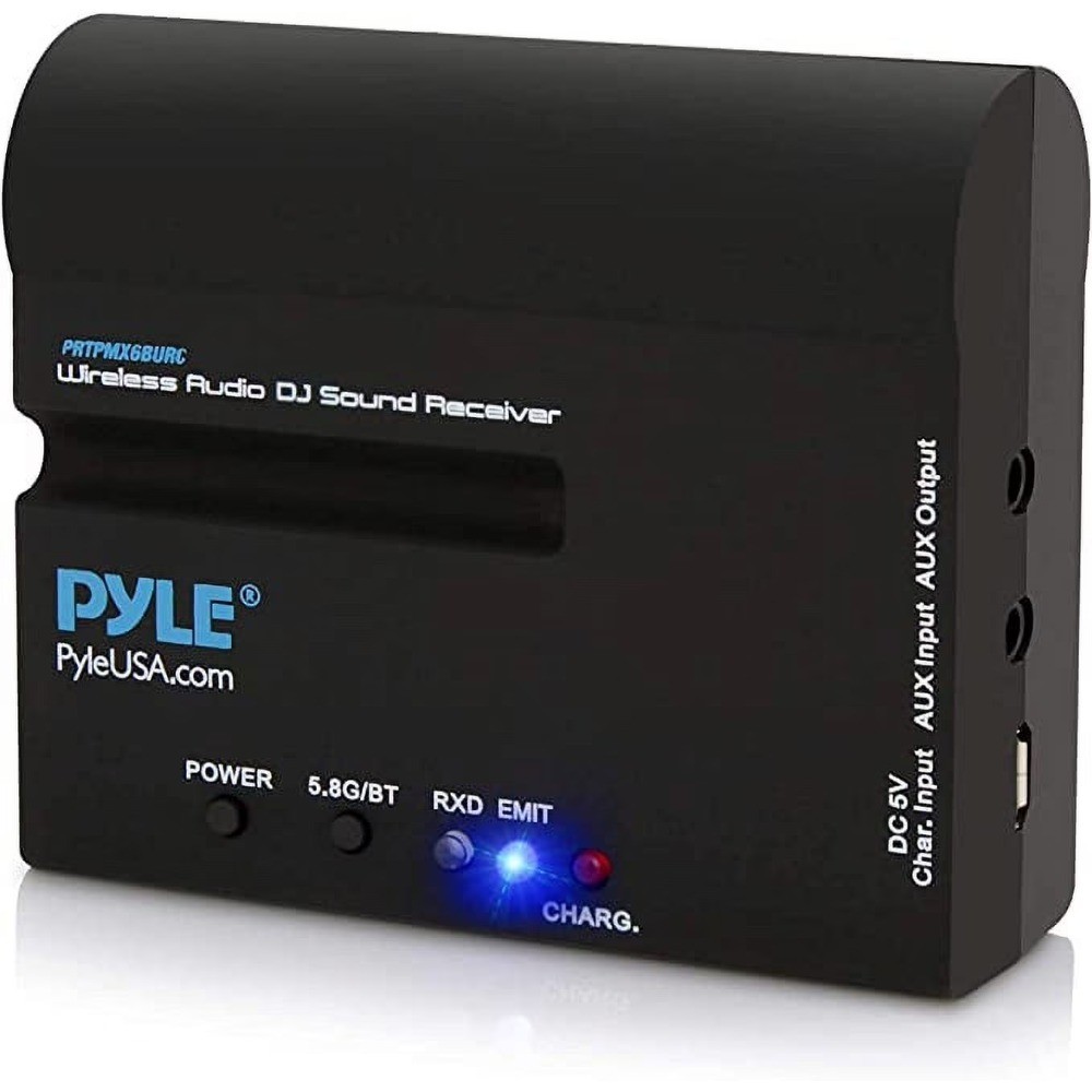 Wireless Audio DJ Sound Receiver Bluetooth Adapter for Mixer Aux 3.5mm Input