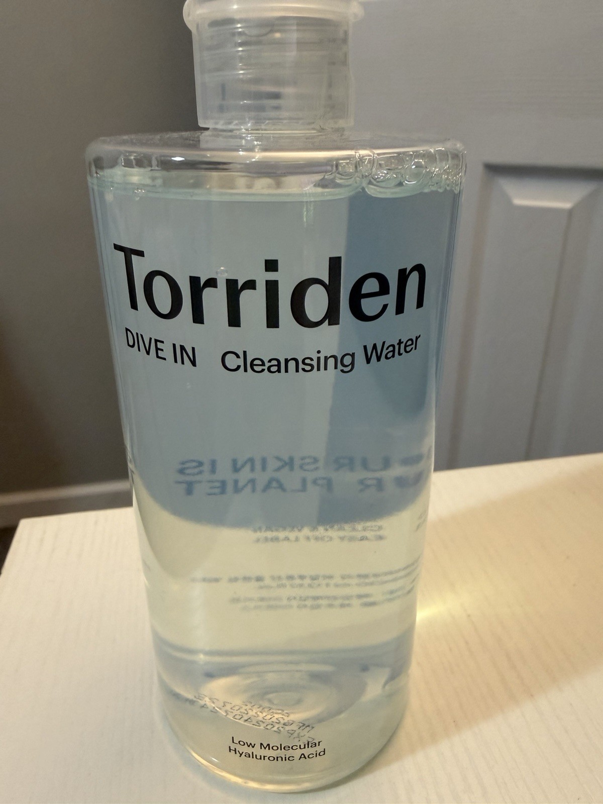Torriden Dive In Cleansing Water 400ml Hyaluronic Acid Hydrating EXP 07/24 NEW