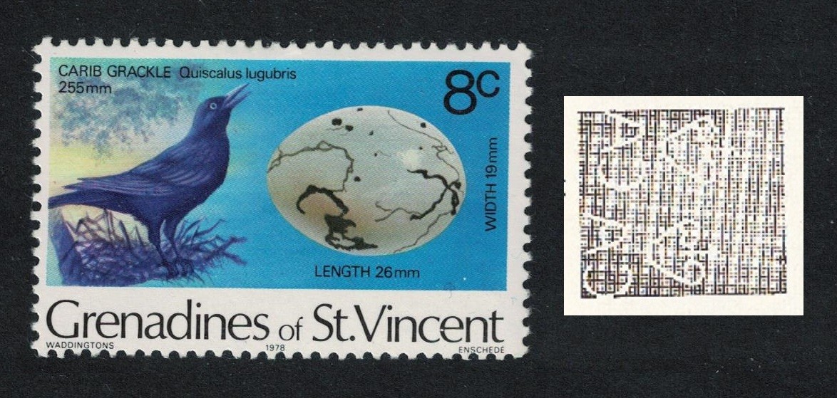 St. Vincent Gren Carib Bird inscr '1978' WATERMARK Var RARR 1978 MNH SG#116w