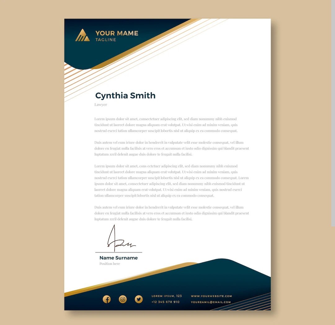 Letterhead Design | Business Letterhead Design