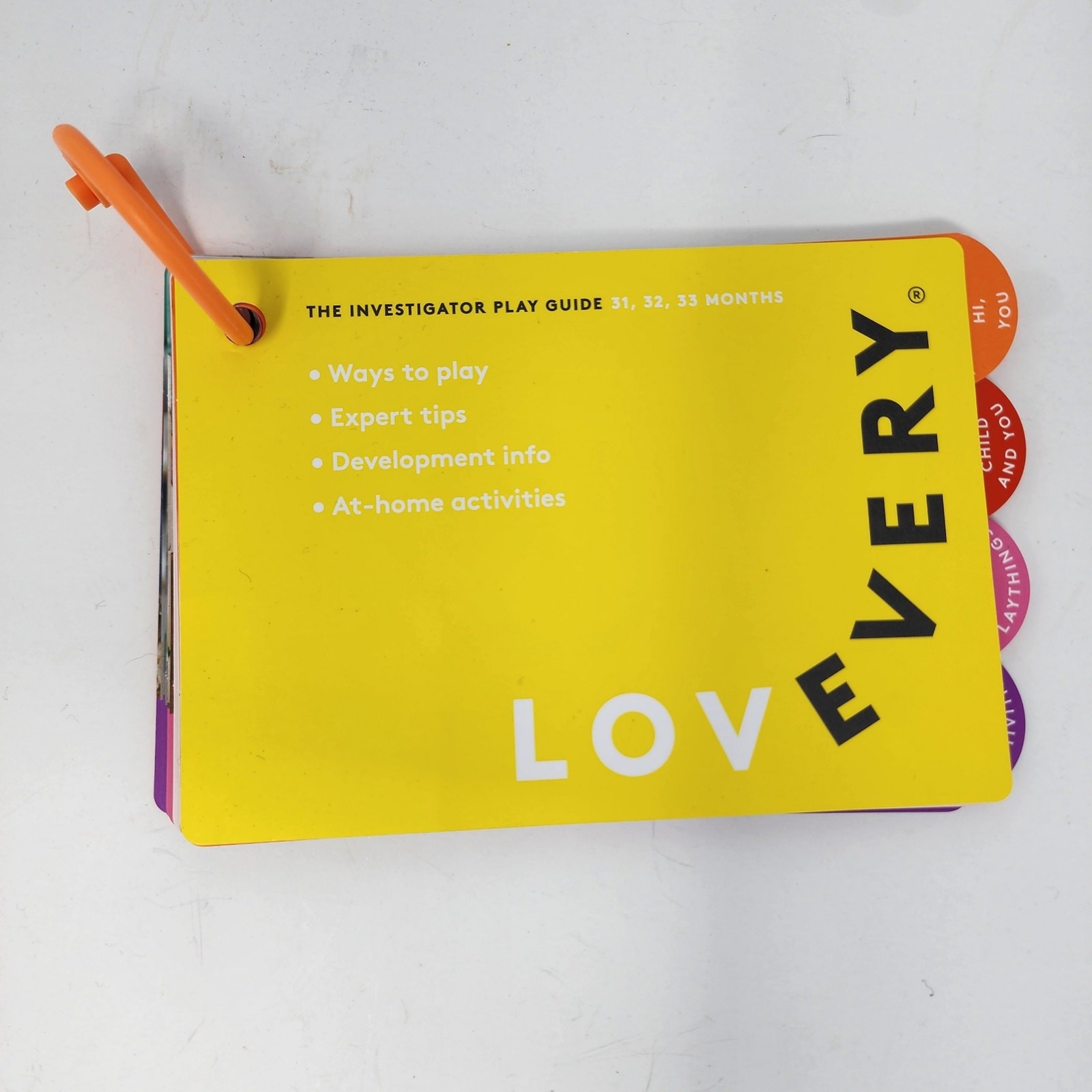 Lovevery Activity Booklet - 31, 32, 33 Month