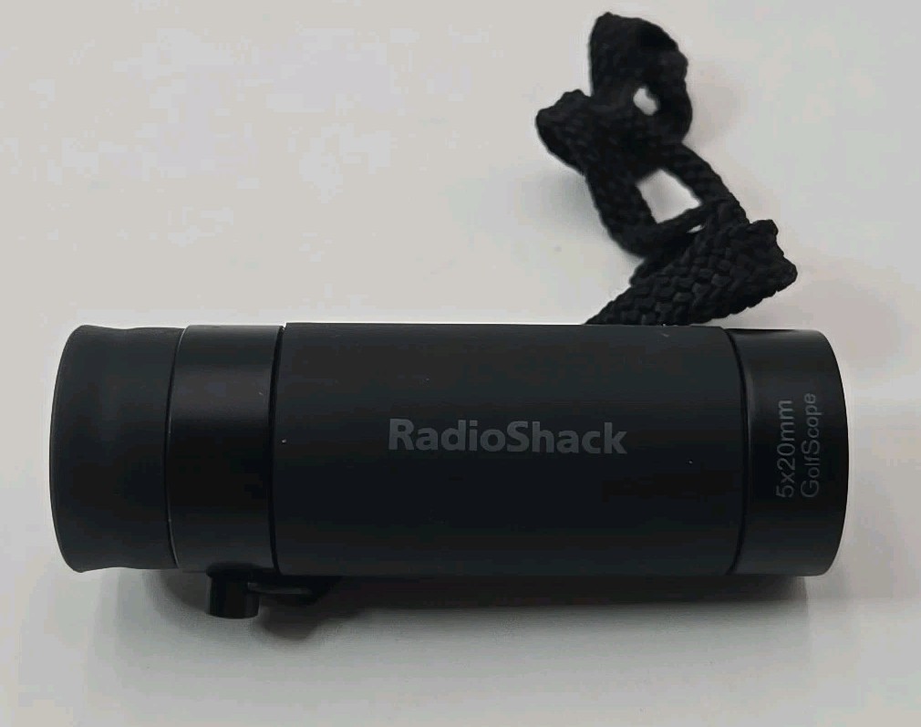 RadioShack GolfScope 5x20mm Golf Rangefinder Monocular Distance Scope w/ Manual