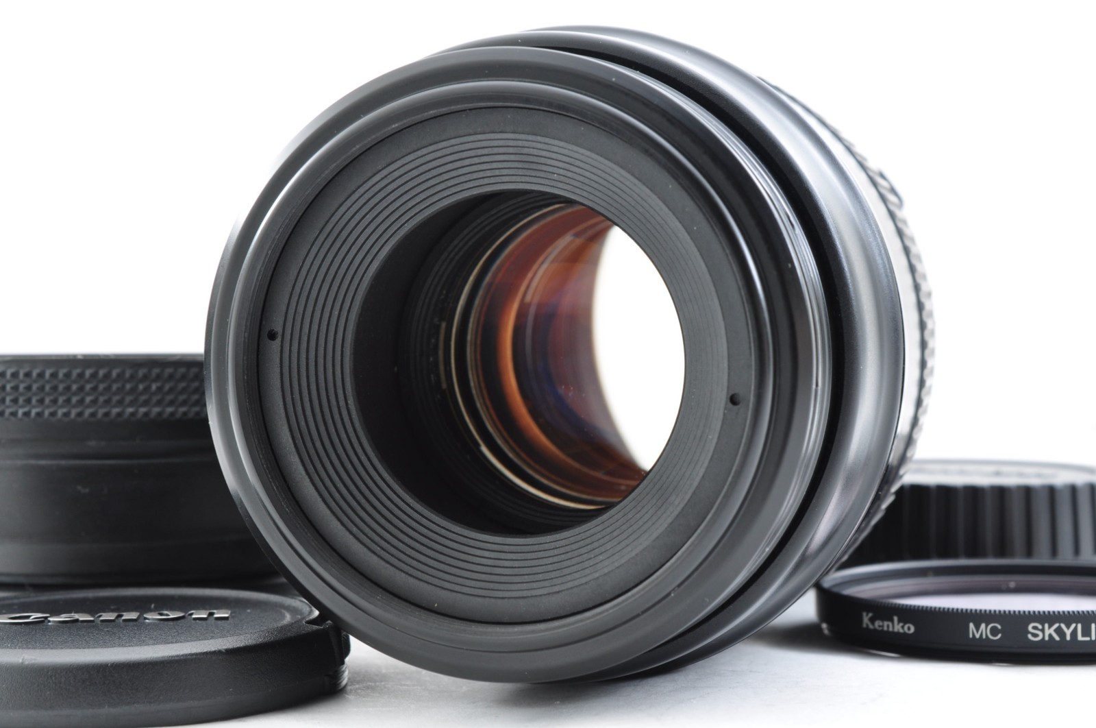 Canon EF 100mm f/2.8 Macro Lens w/ Hood Filter [Excellent+5] From Japan