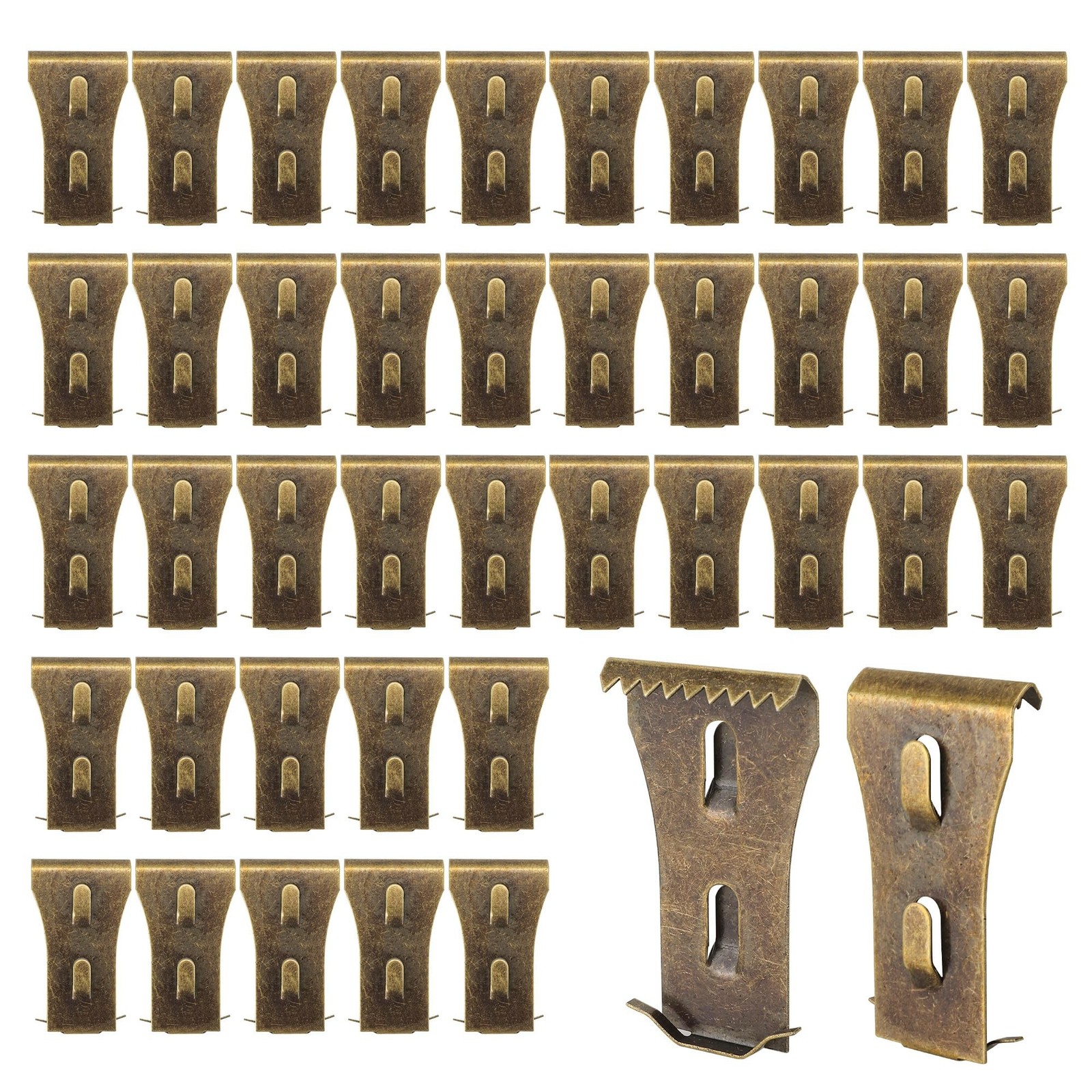 50 Pack Brick Hook Clips Heavy Duty Brick Hooks Brick Clips for Hanging Outdo...