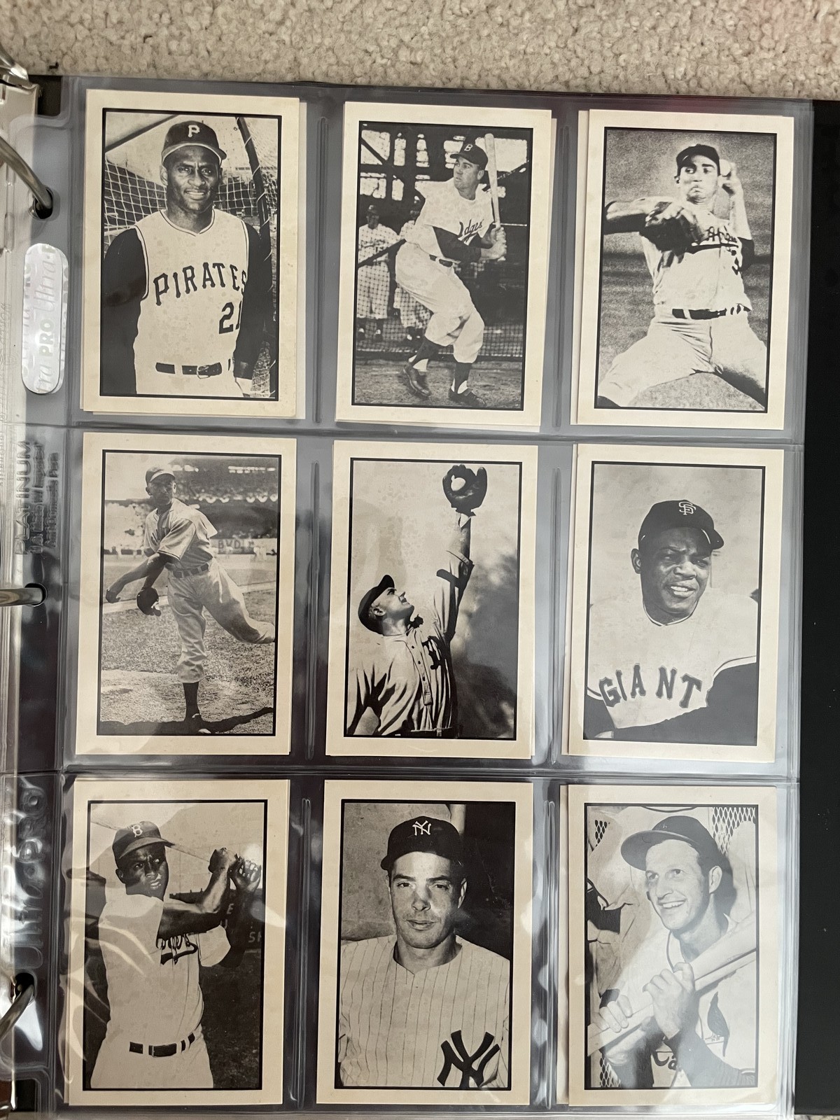 1984 Renata Galasso Collector's Series I baseball complete set (20) Ruth Jackie