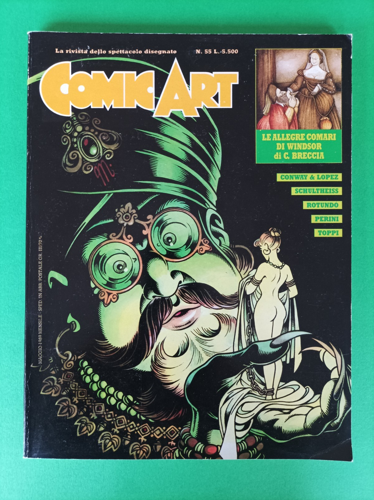 COMIC ART (La Revista Dello Spettacolo Disegnato) Ed.  - No. 55 - MAY 1989