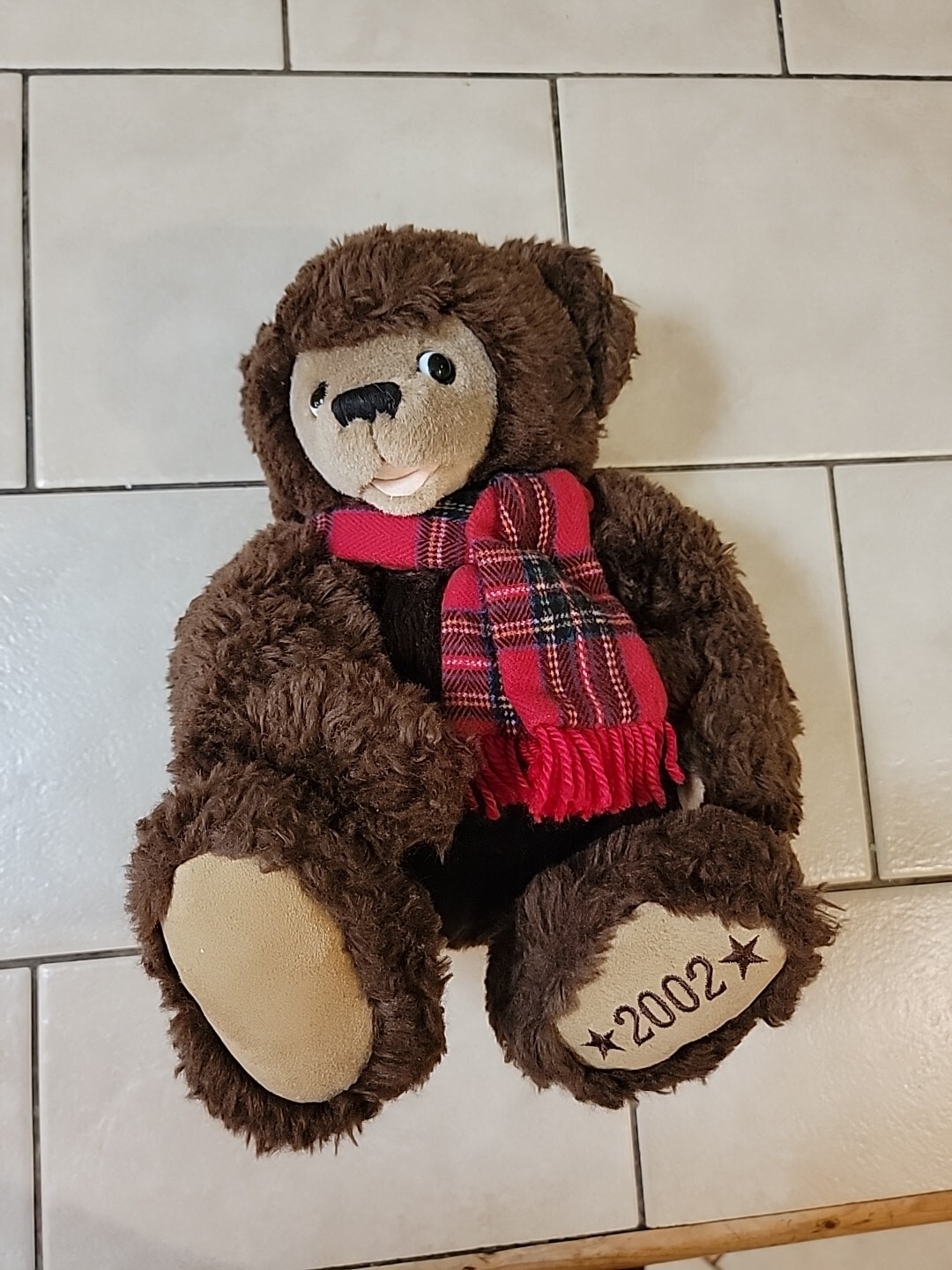 VINTAGE 2002 AUTHENTIC TEDDYBEARS ~ CLIFFORD BERRYMAN ~ PLUSH TEDDY BEAR MULLINS