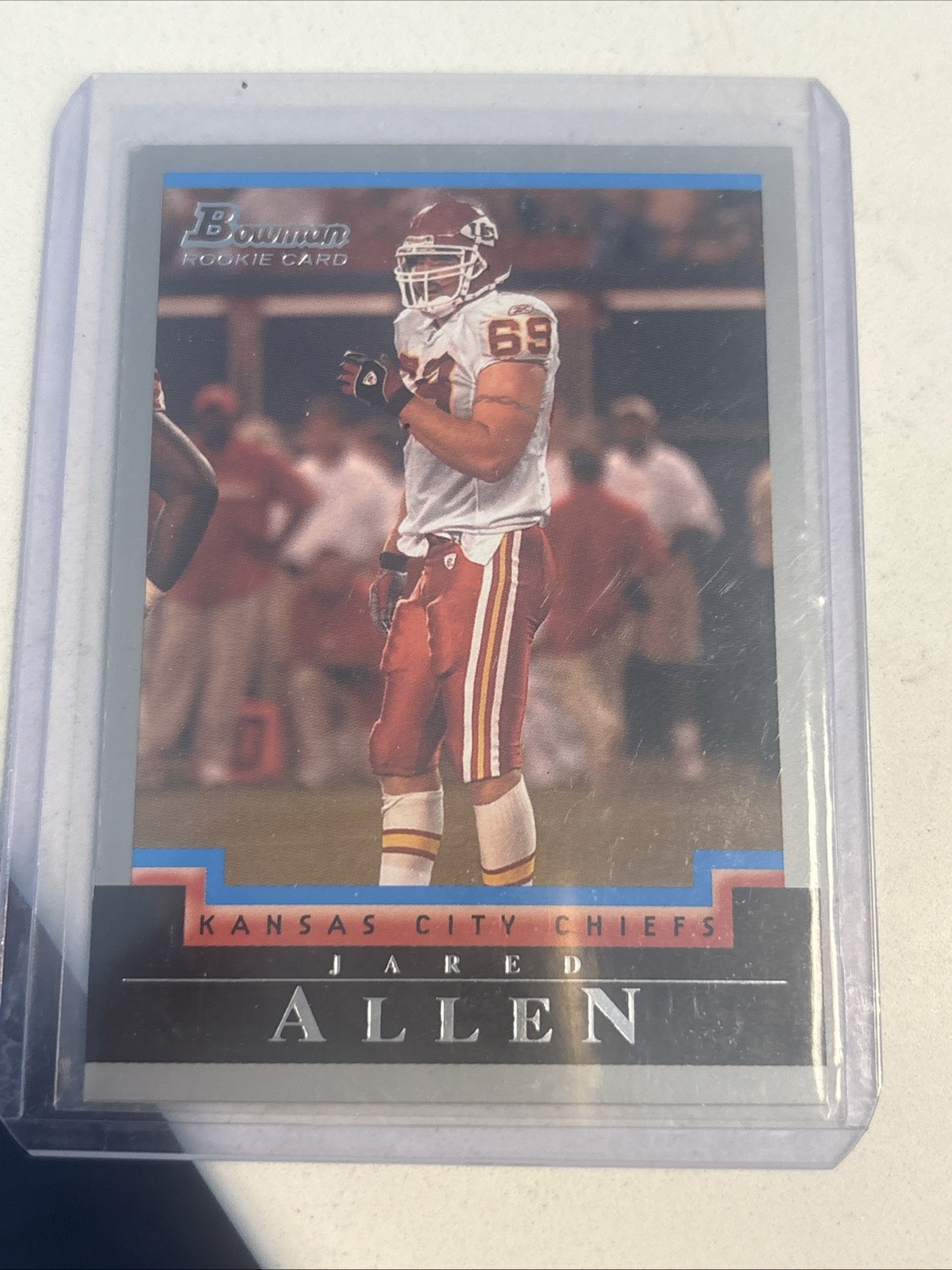 2004 Jared Allen Bowman #223 Rookie Card RC Chiefs/Vikings