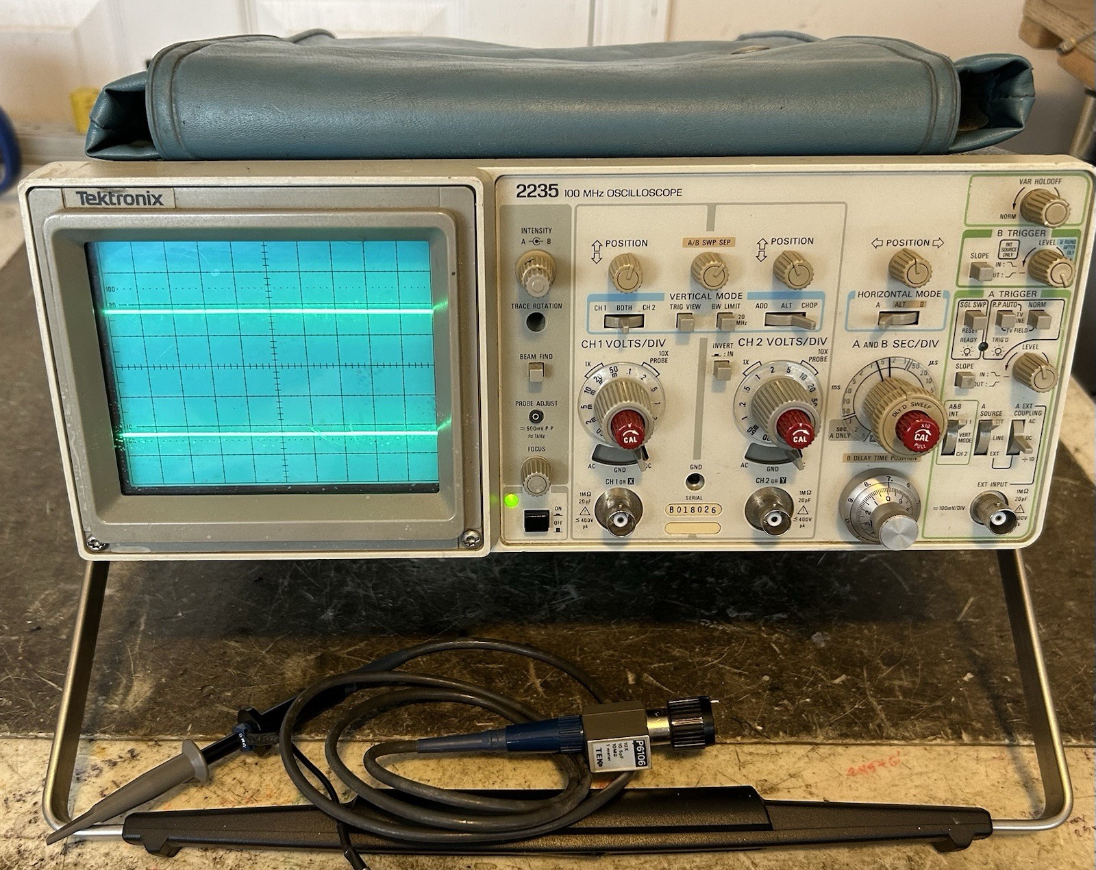 Tektronix 2235 Two Channel 100 MHz Analog Oscilloscope