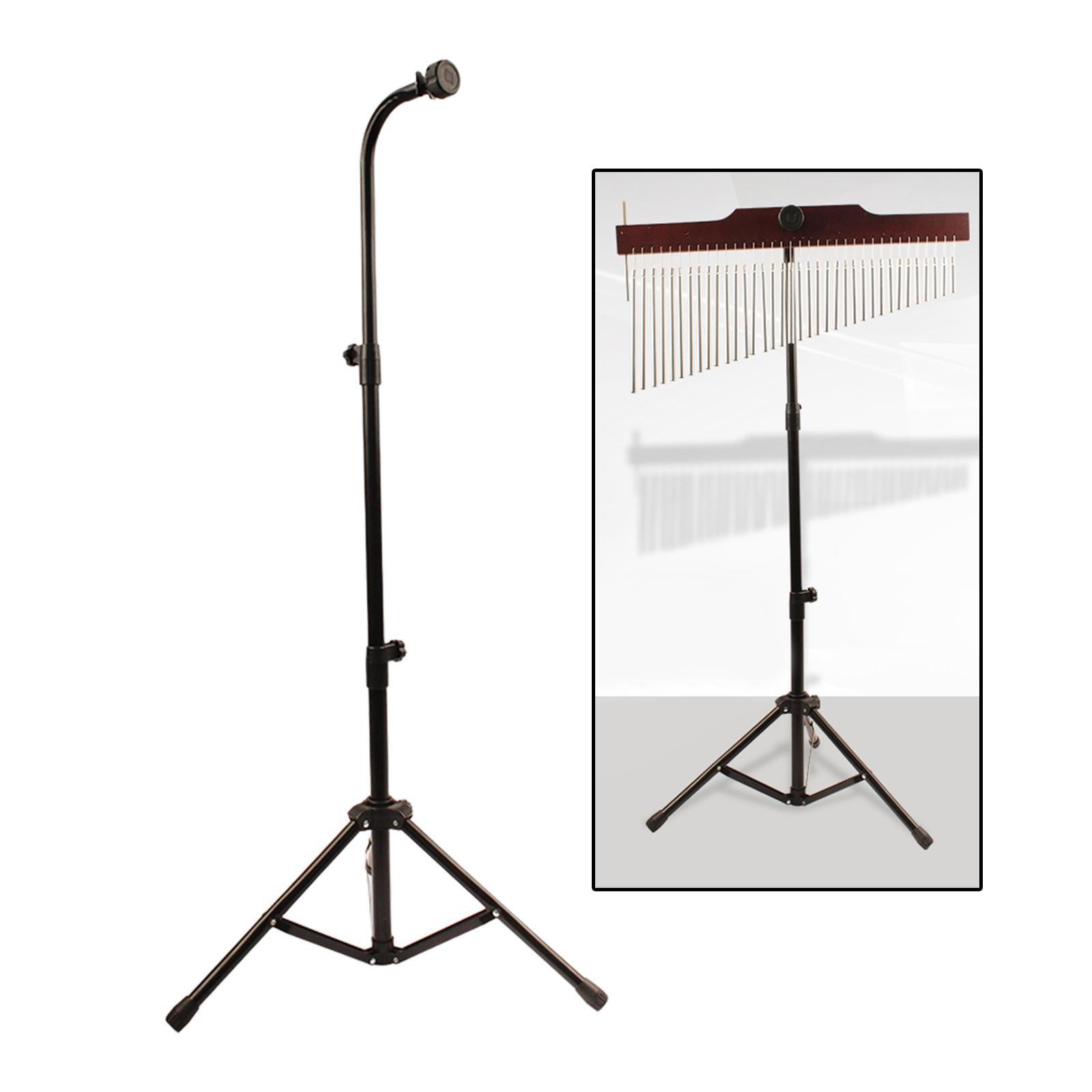 Bar Chimes Stand Height Adjustable Sturdy Practice Stable Metal Single Row Wind