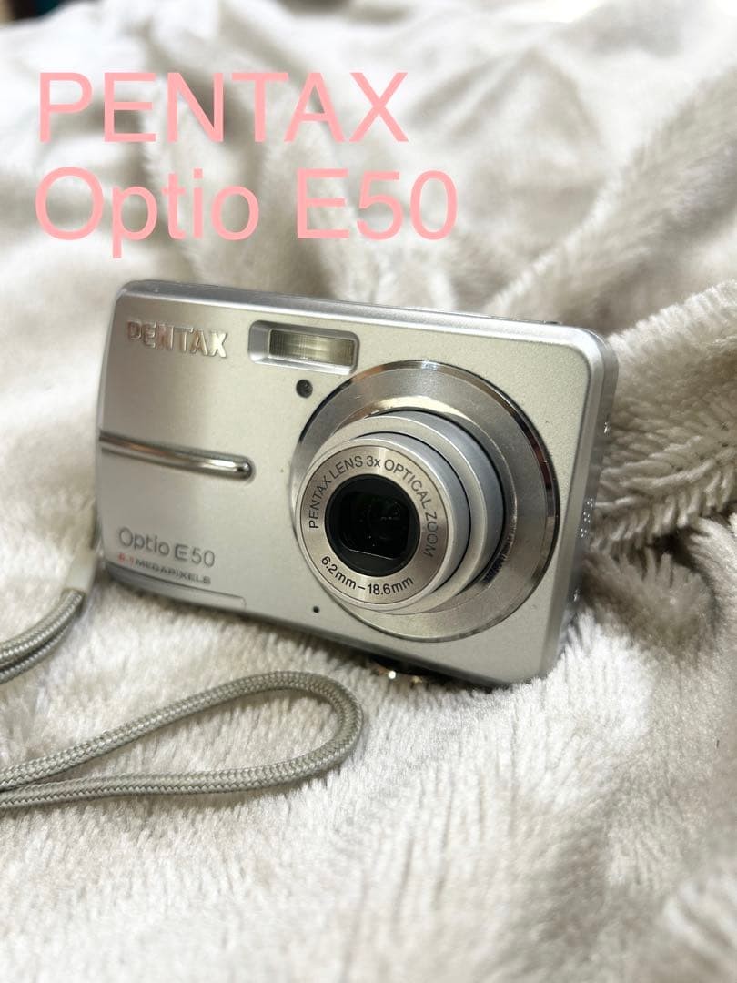 PENTAX Optio E50 Compact Digital Camera Tested Working Seller Japan