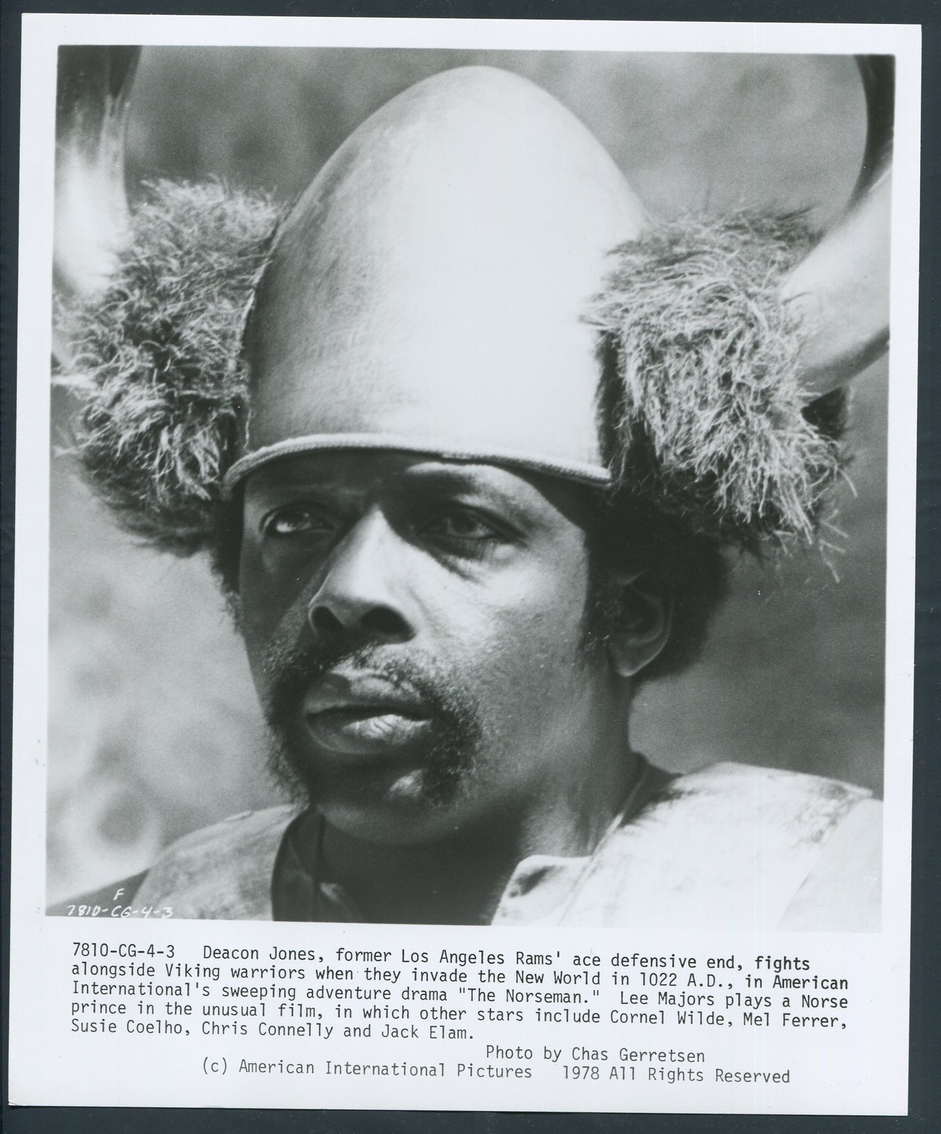 DEACON JONES in The Norseman '78 LOS ANGELES RAMS