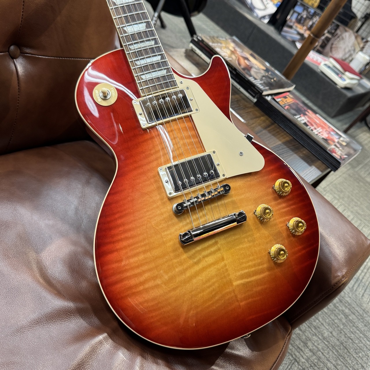 Gibson Les Paul Standard 50s "Custom Shop Top" Heritage Cherry Sunburst #GG7oe