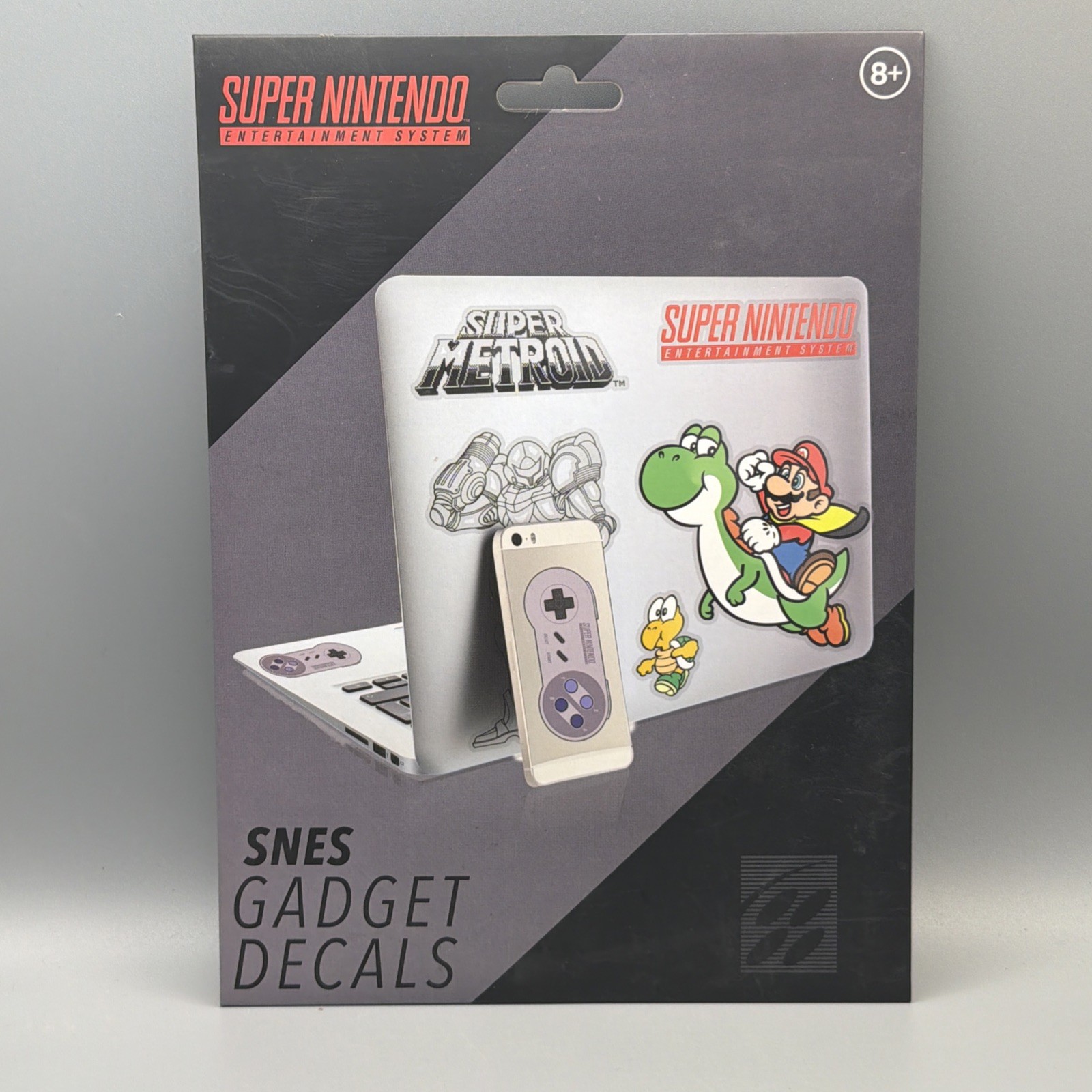 New Sealed Official Nintendo SNES Super Mario Kart Zelda Metroid Tech Decals