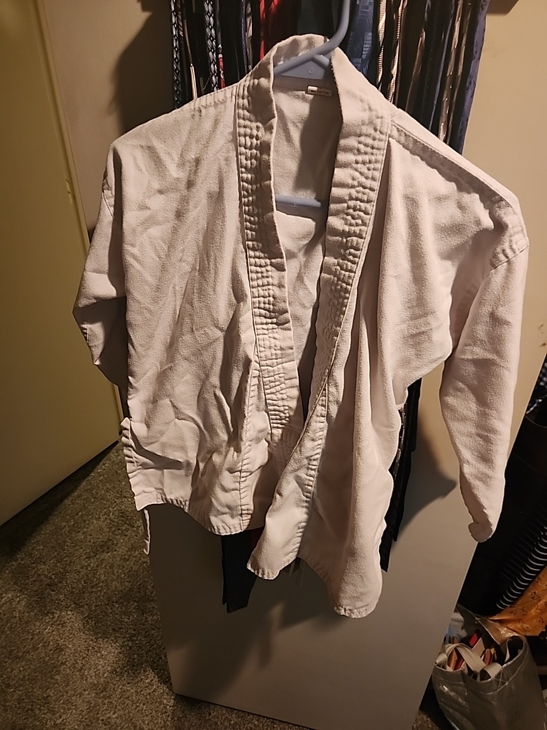 Kids  Martial Arts Uniform Set White, Size 1 (90lb 4'6") Karate GI