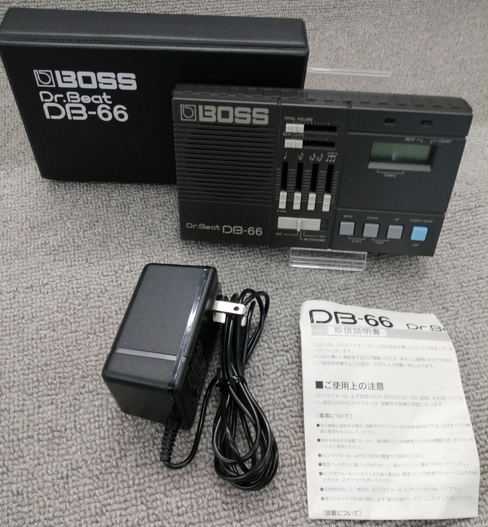 BOSS DB-66 Dr. Beat Digital Metronome w/ Case 1995 Japan Official Vintage Model
