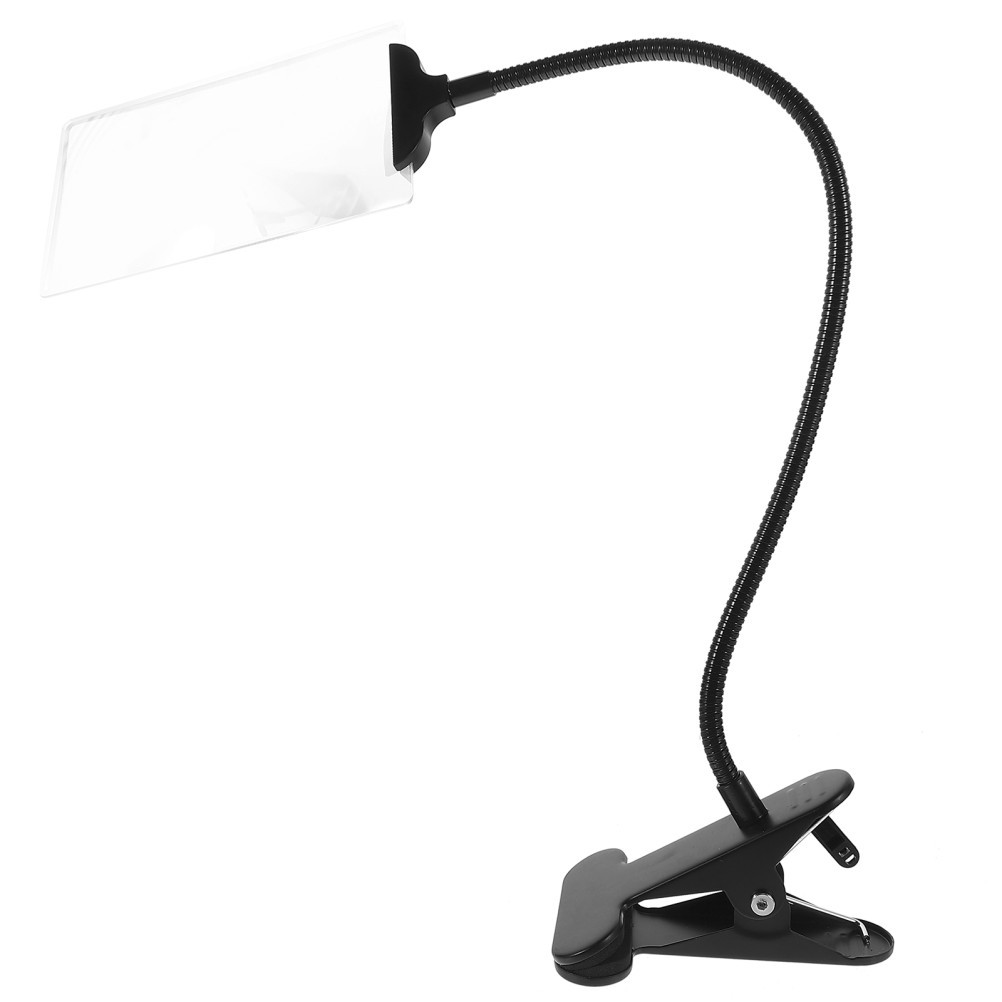 Hands Free Plastic Magnifier With Adjustable Stand Large Magnifying Tool