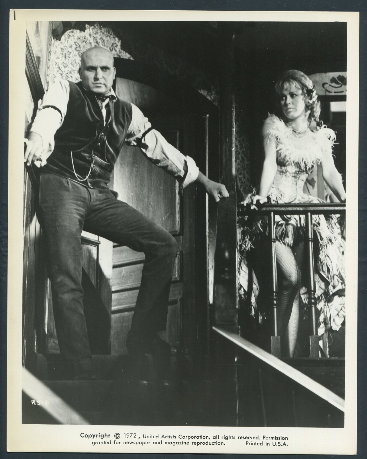 CARMELO REALE JACQUELINE ALEXANDRE in Return Of Sabata '72 STAIRS