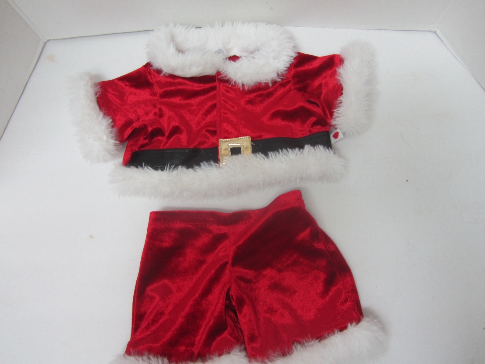 Build a Bear Santa Suit  w/ Gold Buckle