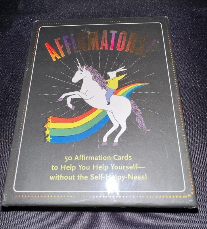 AFFIRMATORS! 50 Affirmation Cards to Help You Help Yourself  BRAND NEW SEALED