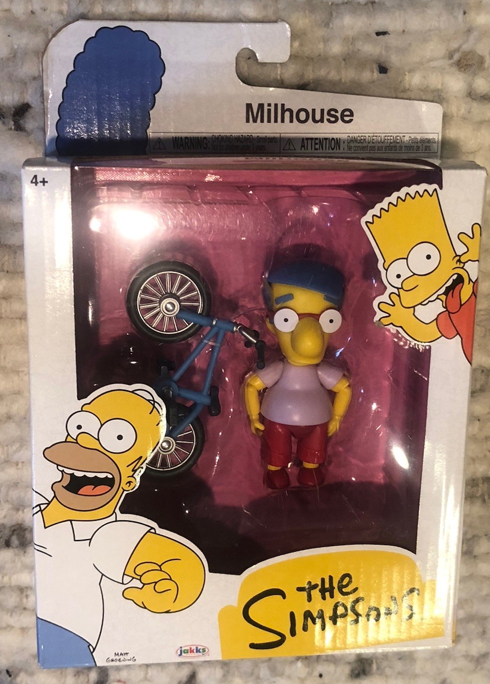 The Simpsons Jakks Pacific 5" Action Figure - Milhouse