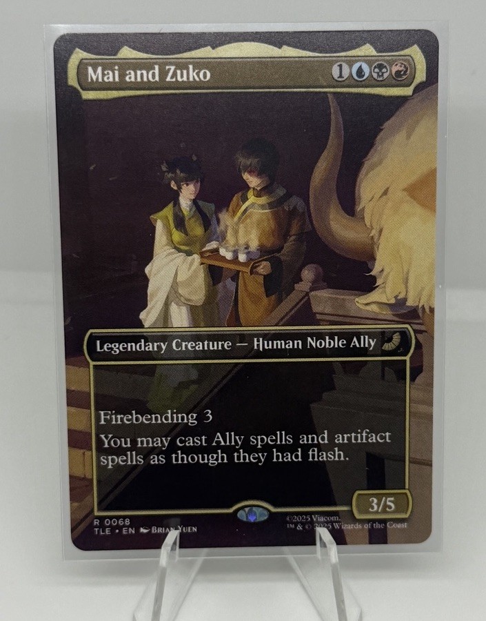Mai and Zuko (Borderless) – TLE – Rare – Nonfoil – NM – 0068