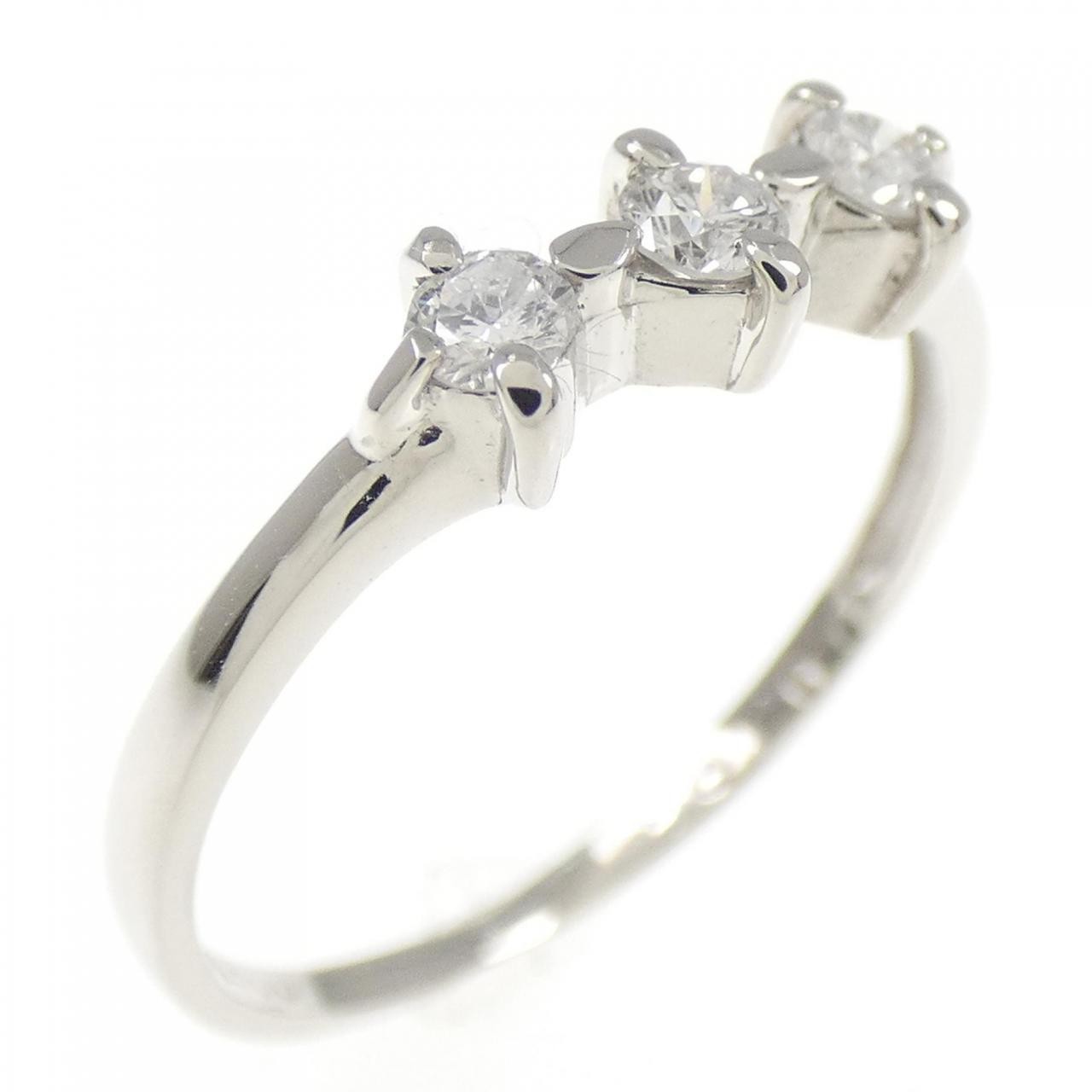 Authentic PT900 Diamond Ring 0.153CT #230-000-099-4421