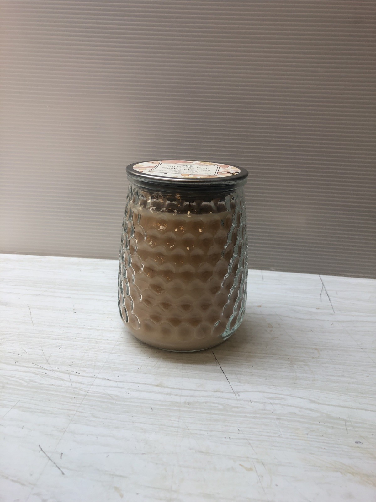 GREENLEAF Signature Candle Cashmere Kiss Glass Jar 13oz NEW w Lid