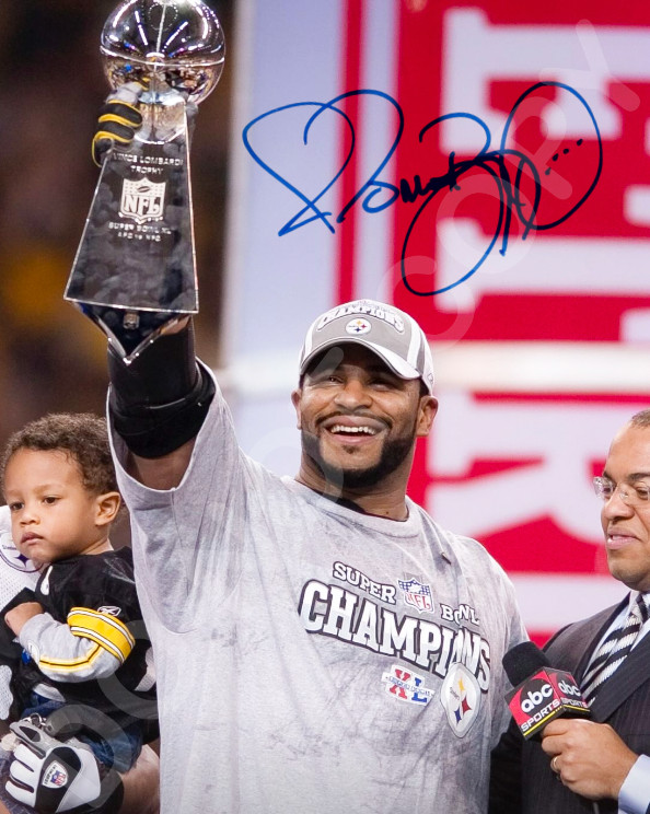 Jerome Bettis 8x10 Signed Photo Reprint Pittsburgh Steelers Super Bowl Auto