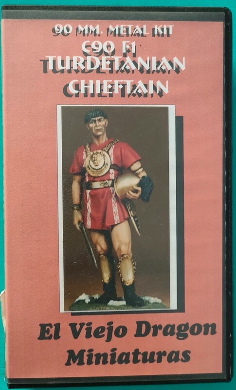 El Viejo Dragon Miniature 90mm Metal Figure Kit "Turdetanian Chieftain" New!