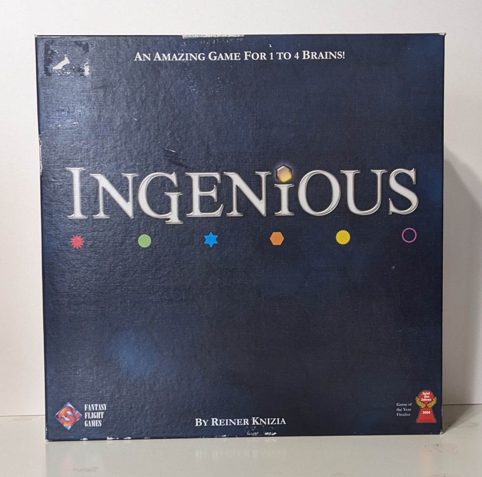 Ingenious Board Game COMPLETE 2007 Fantasy Flight Games Reiner Knizia Tile Game