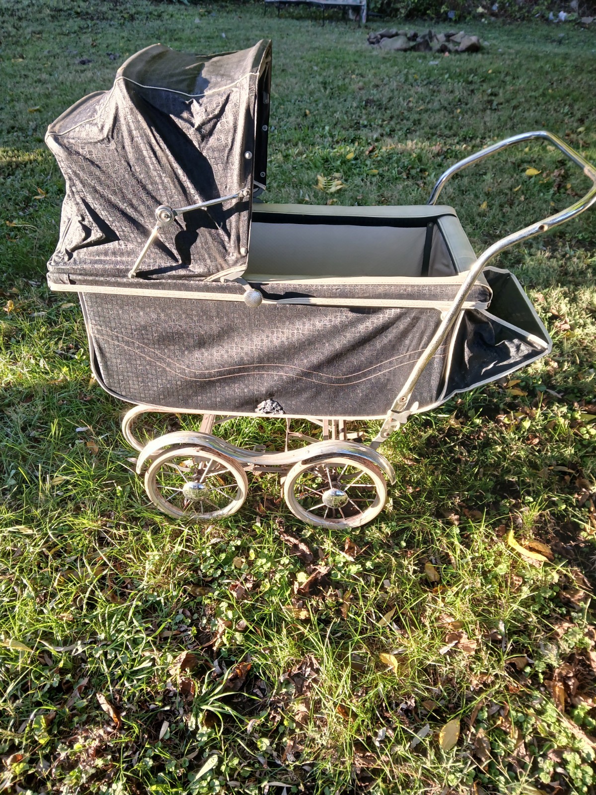 Stroll-O-Chair Convertible Baby Stroller High Chair Carriage 1950 - 60s VTG