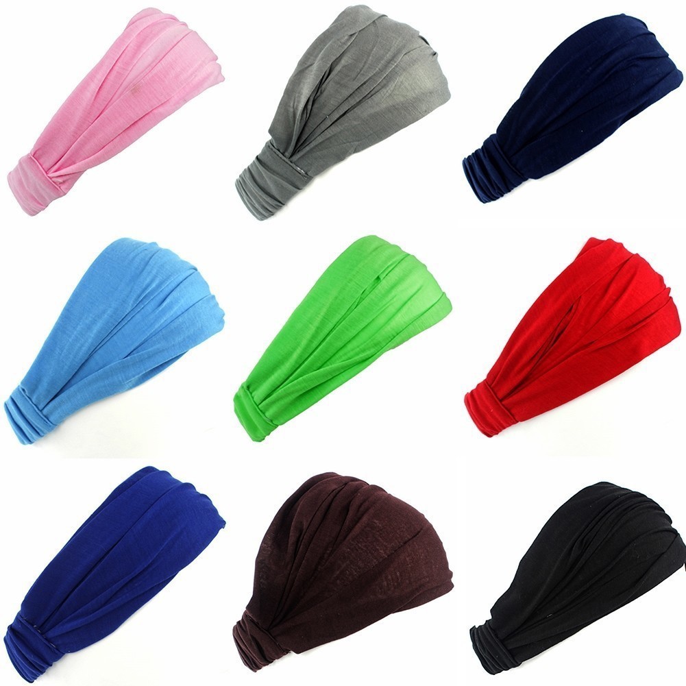 Silk Scarf Women Vintage Blue Leaves Kerchief Square Bandana Wrap 68*68cm