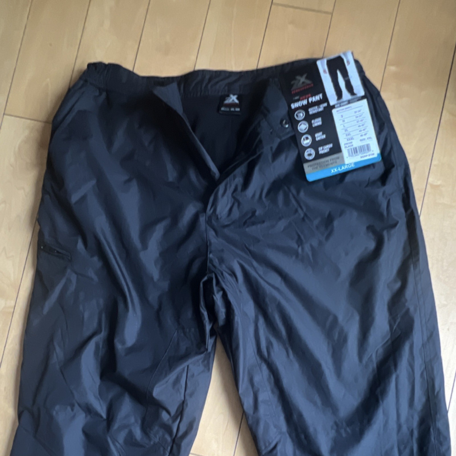 ZeroXposur Men's XX-Large Snow Pants Black Water/Wind Resistant Fleece Lining