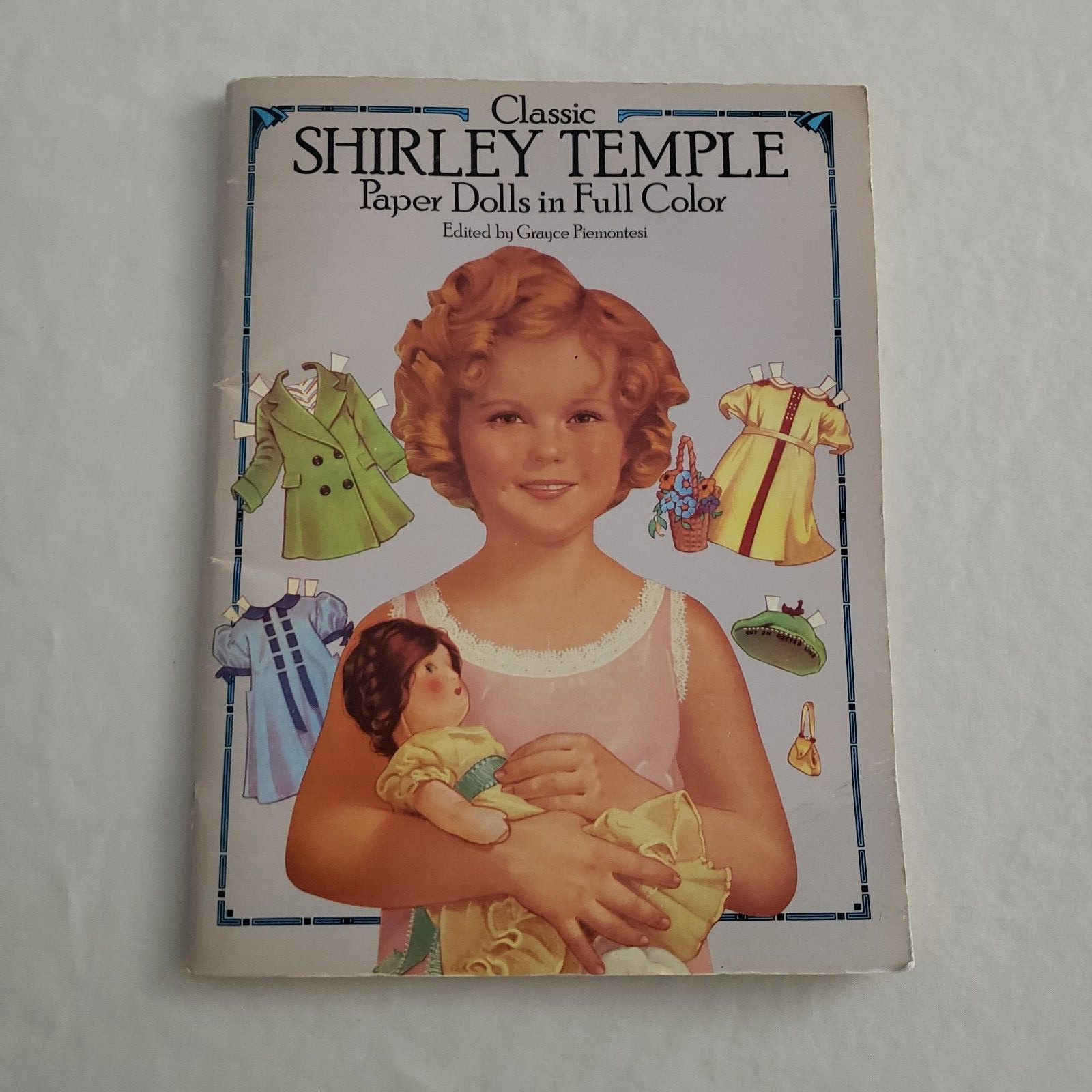 1986 Vtg Paper Dolls CLASSIC SHIRLEY TEMPLE  in Full Color UNCUT