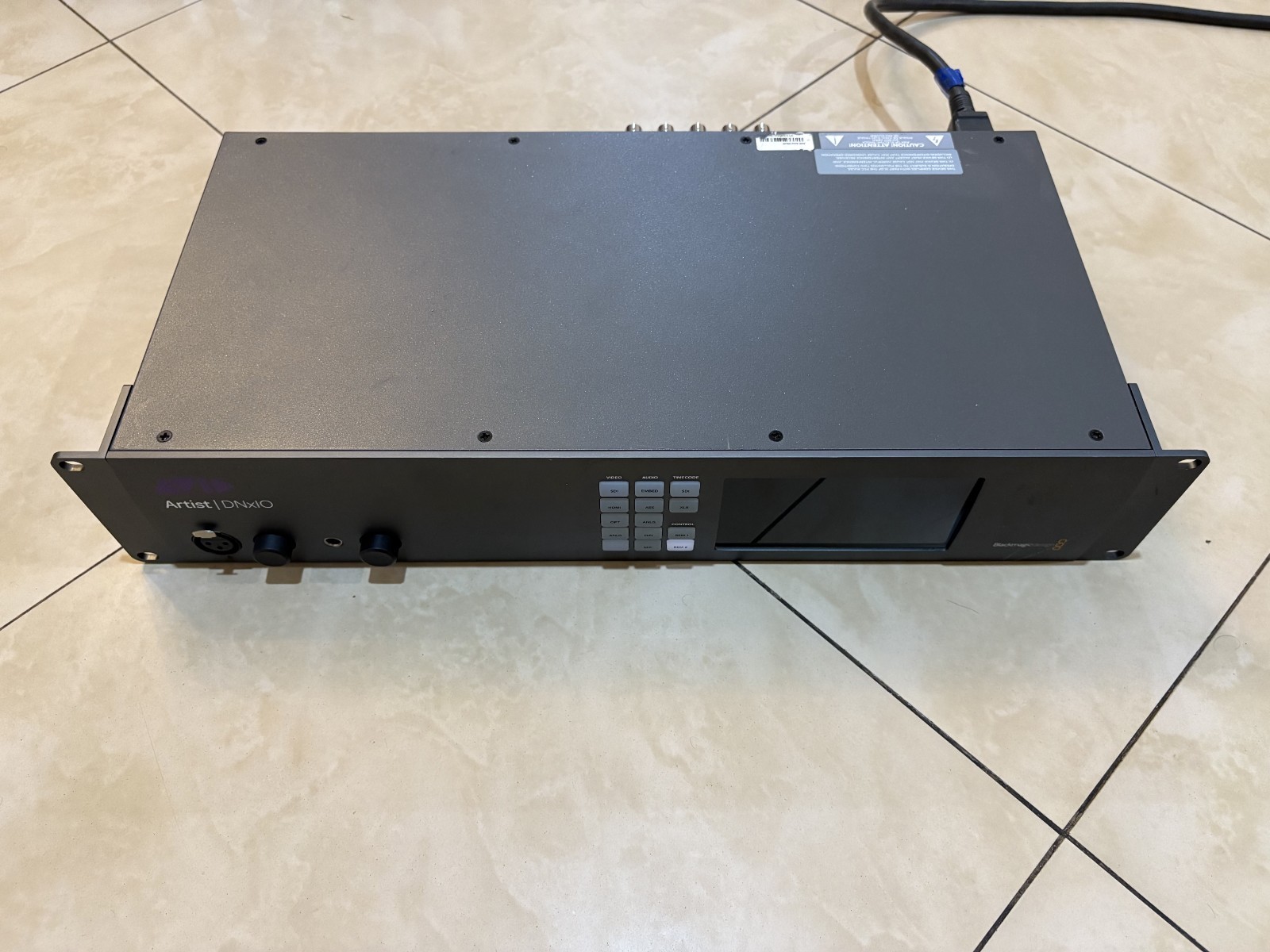 Blackmagic Design Avid Artist DNxIO Professional Video I/O Interface Rack Mount