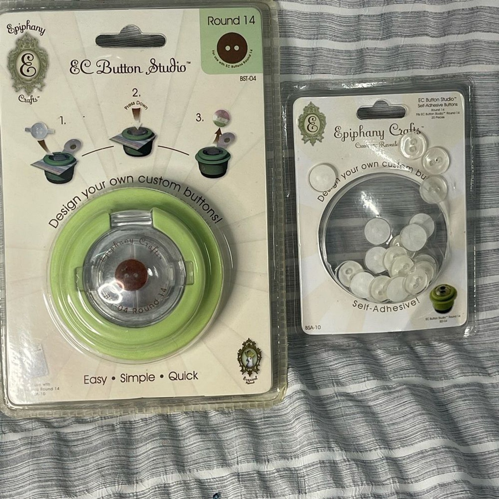 Epiphany crafts button studio create your own buttons 