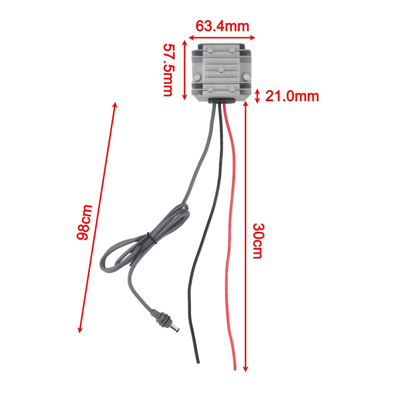 Sleek Aluminum Casing Reliable Voltage Conversion Adapted for Starlink