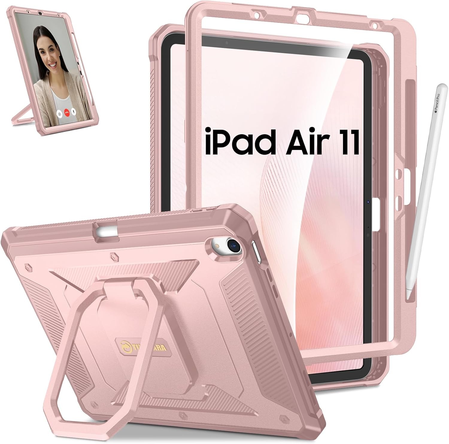 Case for iPad Air 11'' M4/M3/M2 2026-2024 360° Rotating Stand