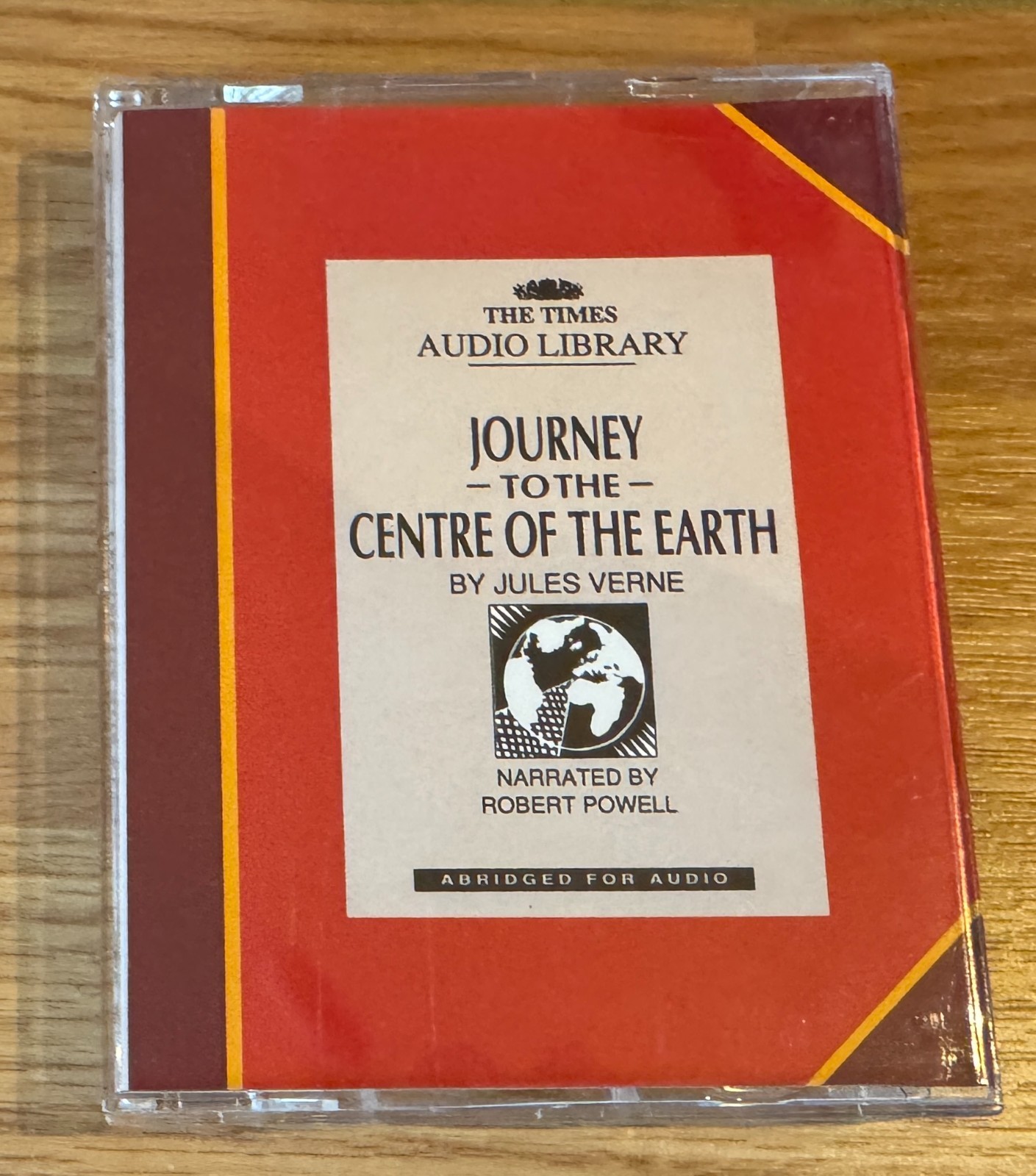 AUDIO BOOK Jules Verne JOURNEY TO THE CENTRE OF THE EARTH 2 x Cass Robert Powell